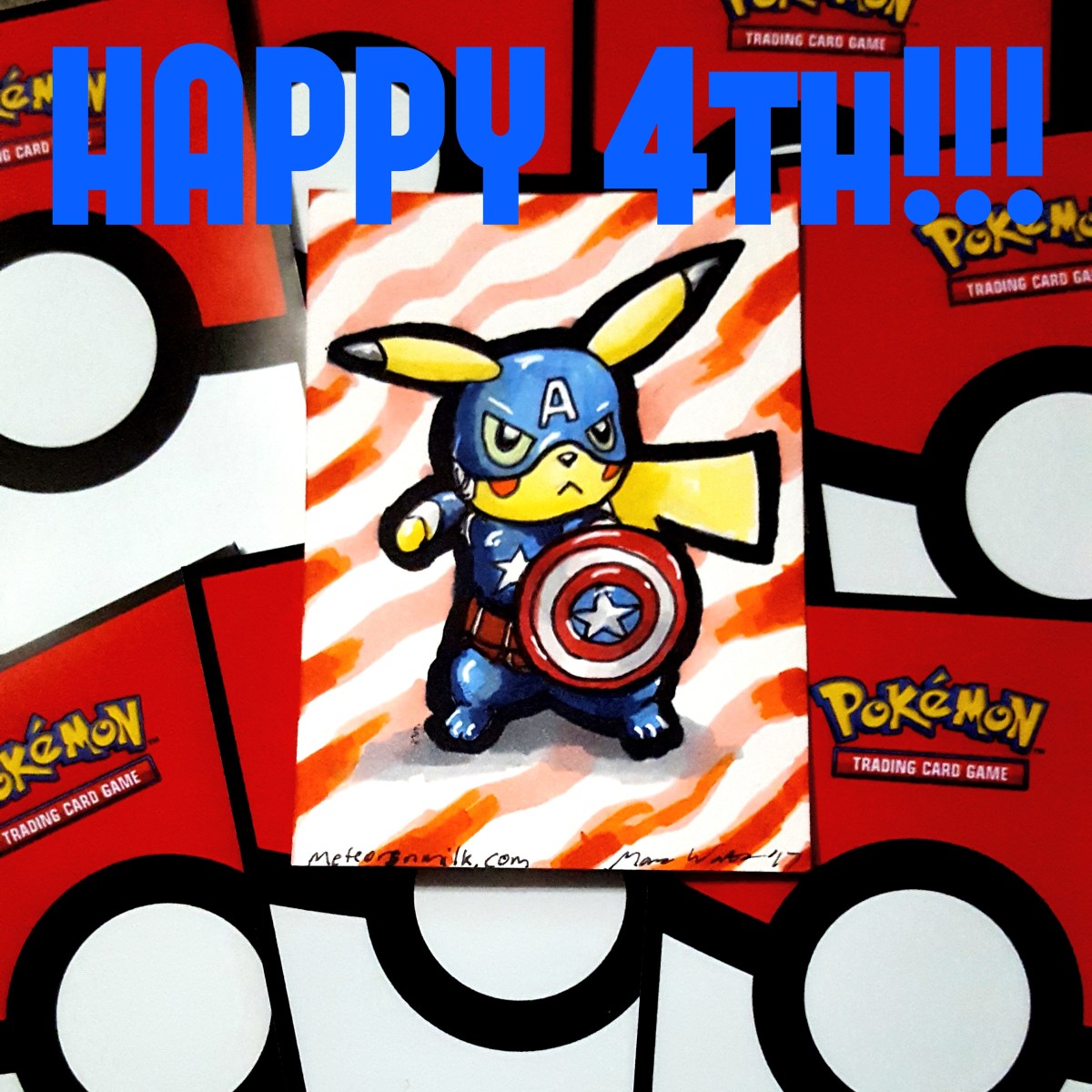 Captain Pika Happy&nbsp;4th!